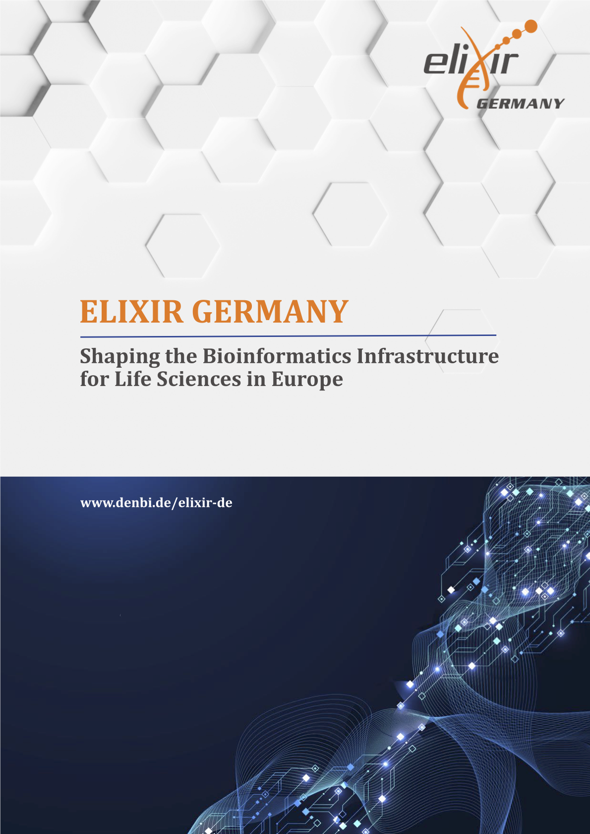 ELIXIR DE brochure 2021 cover page