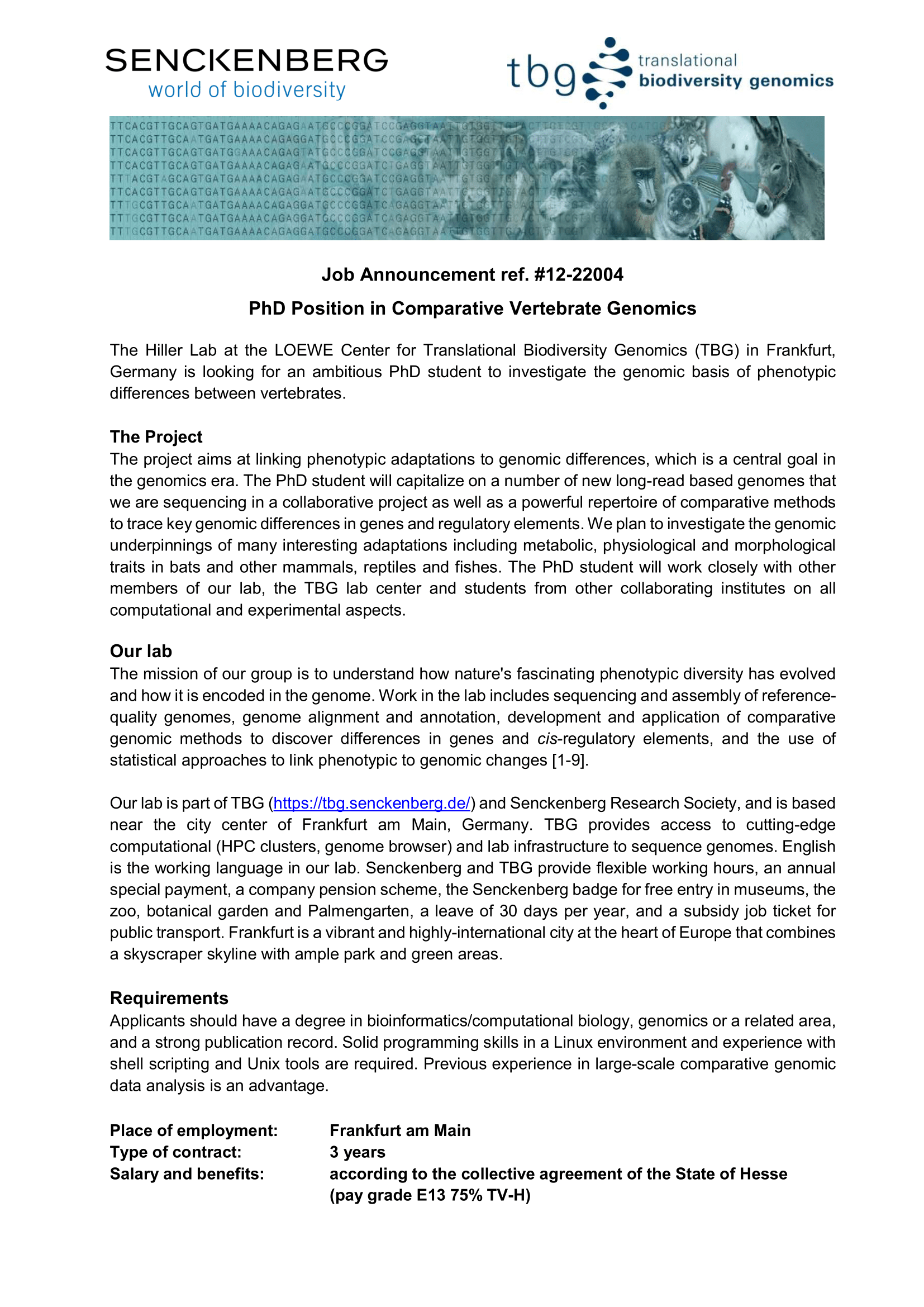 Ref12 22004 PhD Position 1