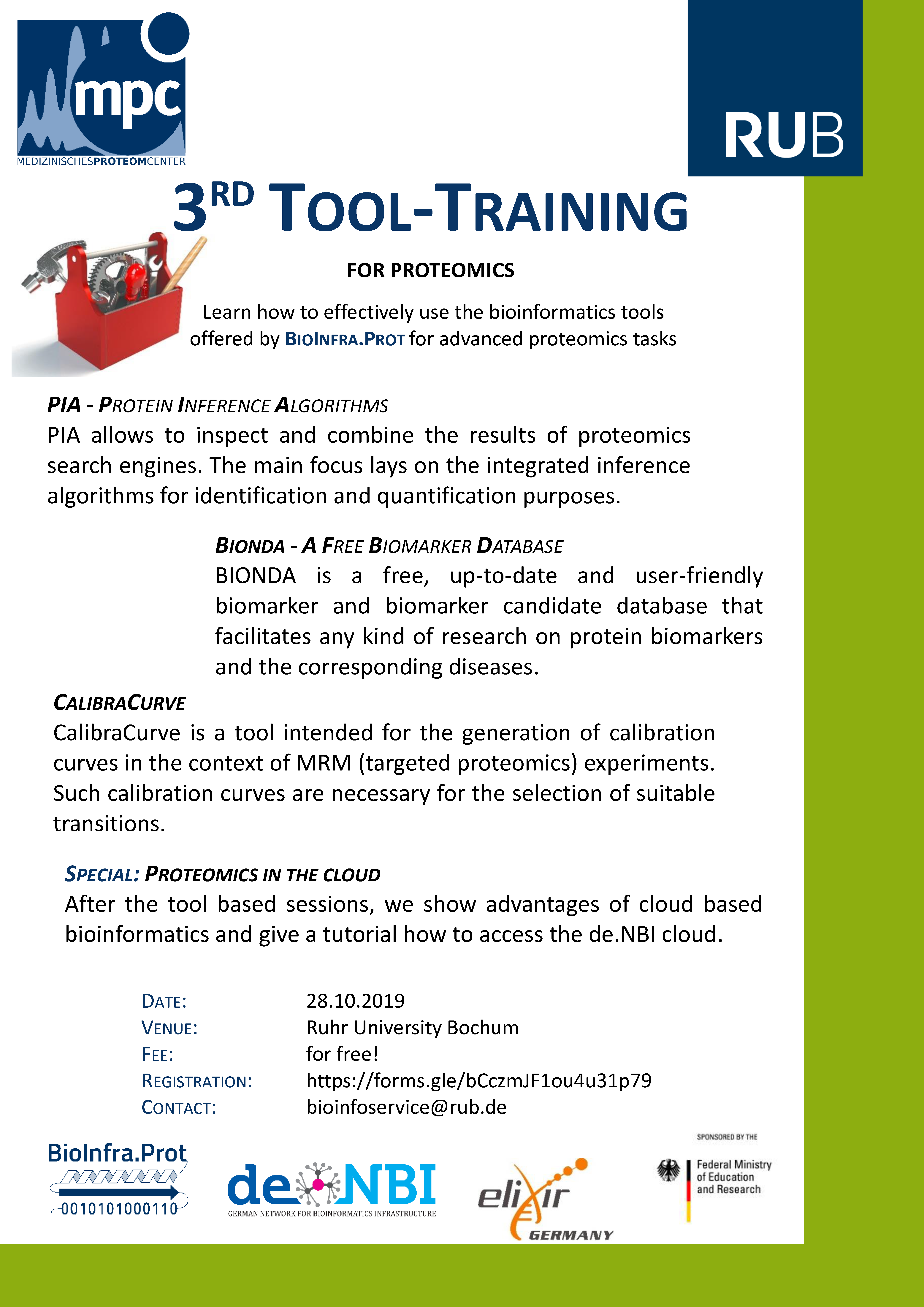 2019 10 28 Tooltraining flyer